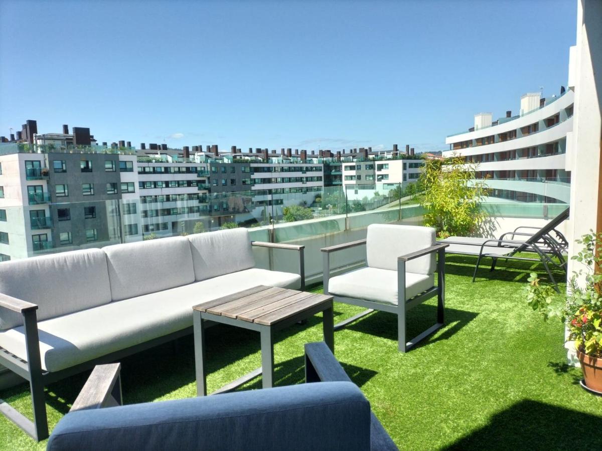 Preciosa Habitacionsuite En Atico Con Terraza II Santiago de Compostela Eksteriør bilde
